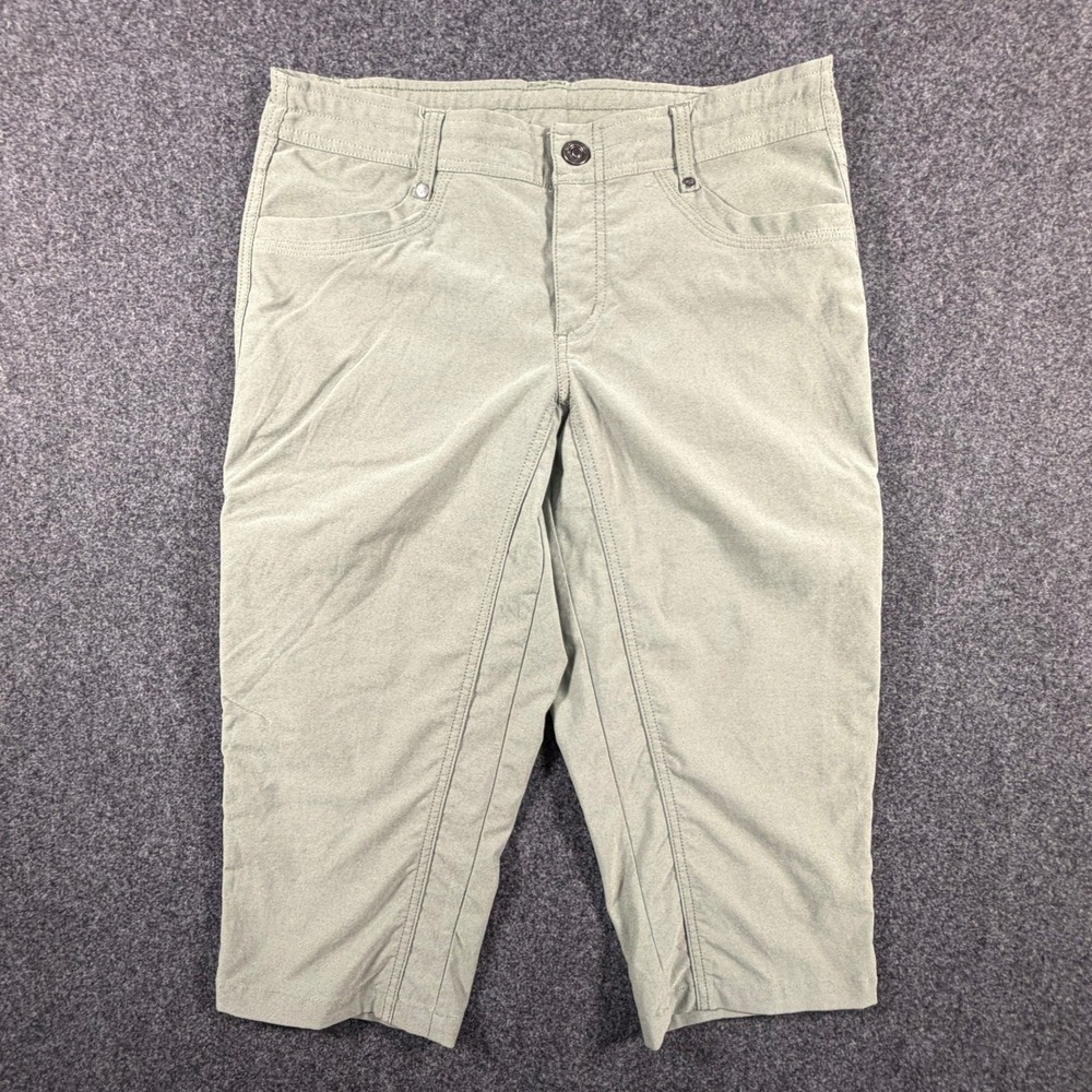 KUHL Splash Capri Pants Womens 6 Sage Green Hiking Outdoor Performance‎ Cropped